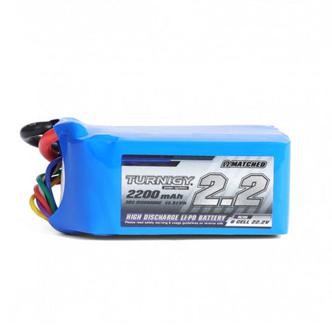 Turnigy 2200mAh 6S 30C 22.2V Shorty LiPo Battery Pack w/ XT60