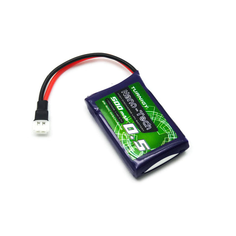 4pcs Turnigy Nano-Tech 500mAh 1S LiPo Battery Pack 3.7V 25C 50C Losi Connector Plug