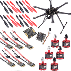 550mm Hexacopter Drone Kit 2212 Motors Noxe F722 Flight Controller 30A ESC 3-4S