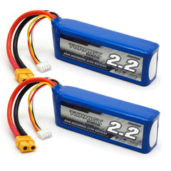 2pcs Turnigy 2200mAh 3S 11.1V LiPo Battery 25C 35C (XT60 Connector)