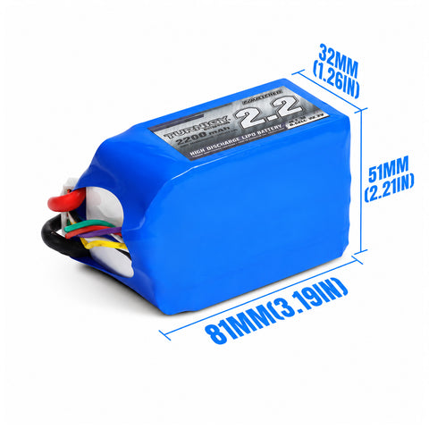 Turnigy 2200mAh 6S 30C 22.2V Shorty LiPo Battery Pack w/ XT60