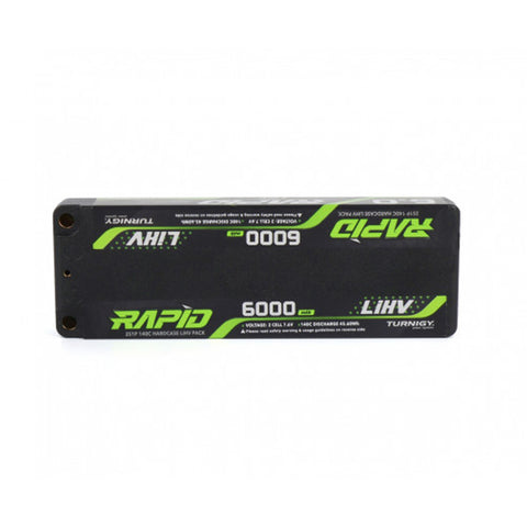 Turnigy Rapid LiHV 6000mAh 2S 140C 7.6V Hardcase LiPo Battery Pack w/ XT60 Connector