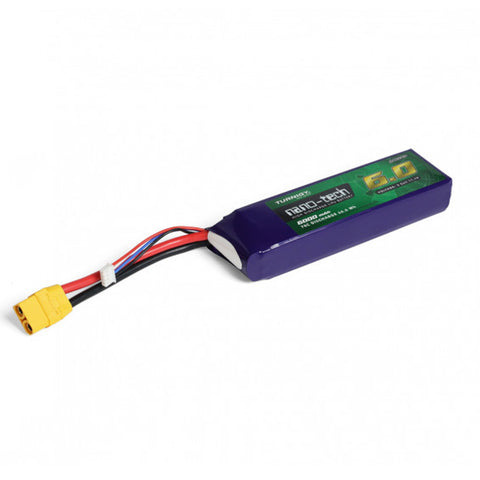 Turnigy Nano-Tech 6000mAh 3S 70C 11.1V Lipo Battery Pack w/ XT90