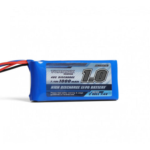 Turnigy 1000mAh 2S 40C 7.4V Lipo Battery Pack w/ JST