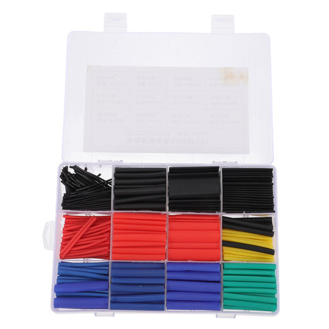 580pcs Heat Shrink Tubing Kit Shrinkable Electrical Insulation Assortment