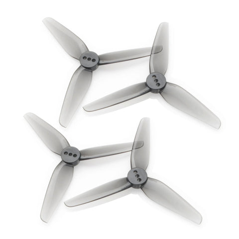 HQProp T3X1.8X3 3 Inch 3-Blade T-Mount Propeller Set 2mm Shaft (2x CW / 2x CCW) Gray Polycarbonate