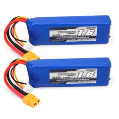 2pcs Turnigy 1600mAh 3S 11.1V LiPo Battery 20C 30C (XT60 Connector)