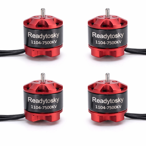 4pcs Readytosky 1104 Brushless Motors 7500KV 2S-3S
