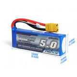 Turnigy 5000mAh 3S 40C 11.1V Lipo Battery Pack w/ XT90