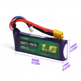 Turnigy Nano-Tech 1800mAh 3S 70C 11.1V Lipo Battery Pack w/ XT60