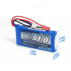 Turnigy 1000mAh 2S 40C 7.4V Lipo Battery Pack w/ JST