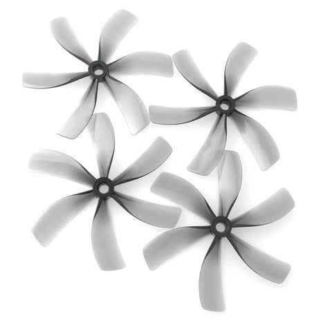 HQProp 85MMX6 Duct 6-Blade QSL Propeller Set (2xCW/2xCCW) Gray Polycarbonate