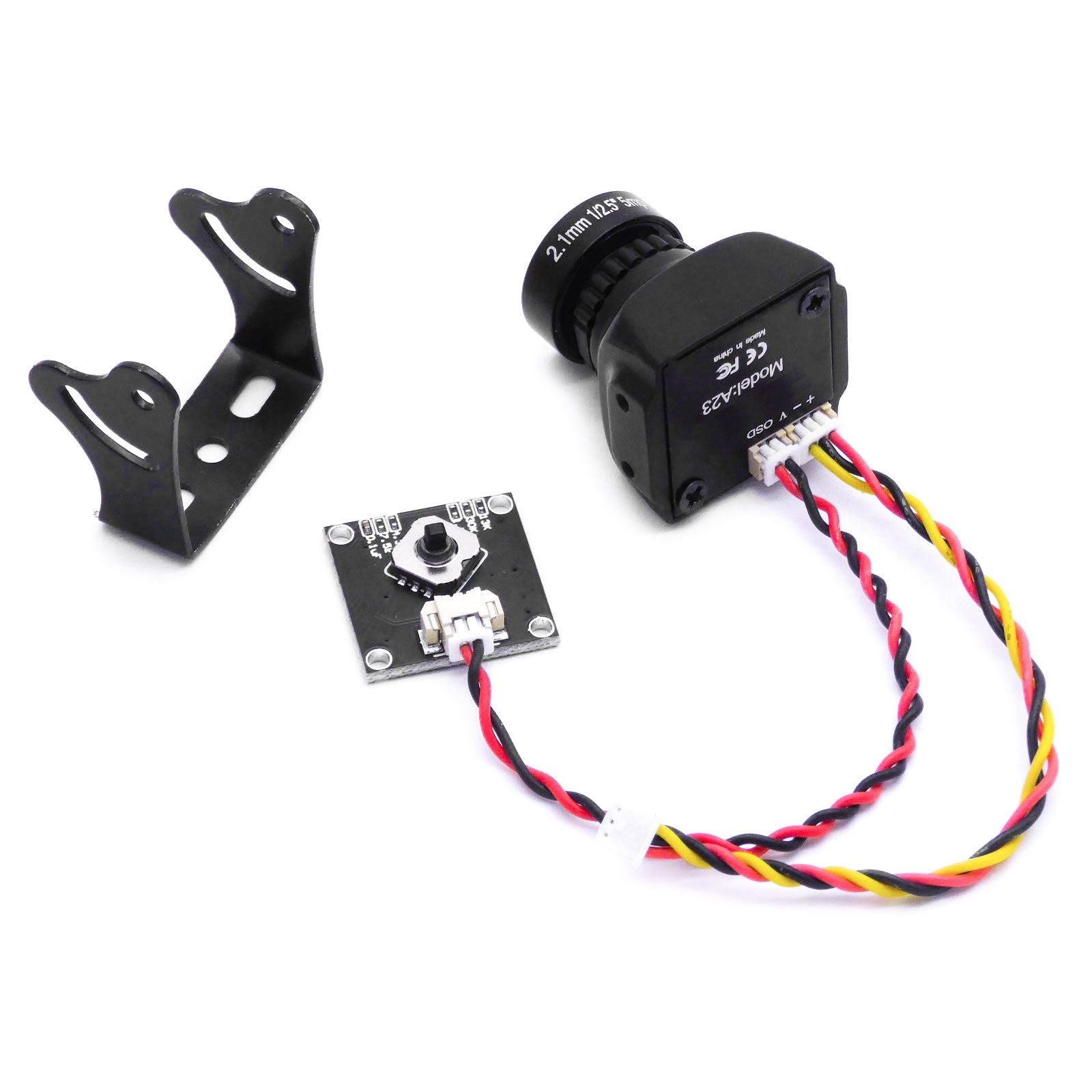 5.8GHz FPV 1500TVL HD Camera Goggles Video Transmitter System Quick In ...