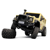 LDARC X43 Crawler RC Car + Controller 1:43 Simulation Frame Full 4WD RC Truck (Lemon Yellow)