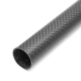 500mm Roll Wrapped Carbon Fiber Tube 14/16/18/20/25mm Matte/Glossy 1mm/2mm Wall Thickness
