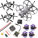 95mm FPV Racing Drone Kit F4 AIO Flight Controller 1106 Motors 40A ESC 3-4S (Camera and VTx Included)