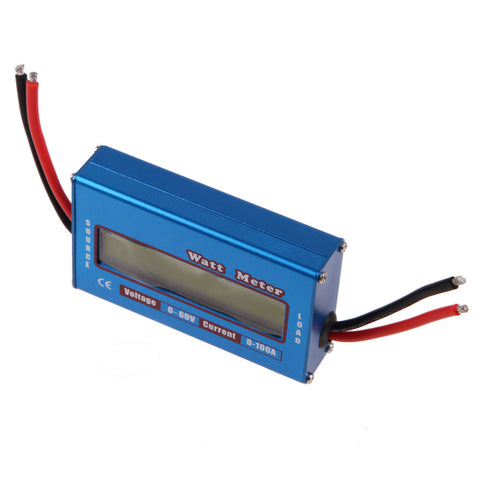 Digital Watt Meter Power Analyzer DC 60V 100A Battery Checker Backlight LCD