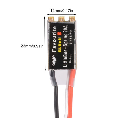 Favourite 20A ESC LittleBee 2-4S BLHeli-S Compact Brushless Motor ESC