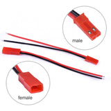 40pcs JST Connector Leads Cable Male and Female JST-PH 10cm (20x Male / 20x Female)
