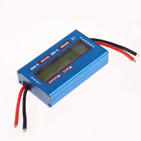 Digital Watt Meter Power Analyzer DC 60V 100A Battery Checker Backlight LCD