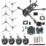 185mm 3.5" Folding FPV Quadcopter Kit with 1407 Motors, F4 Flight Controller, 4in1 30A ESC (3-4S) (Kit)