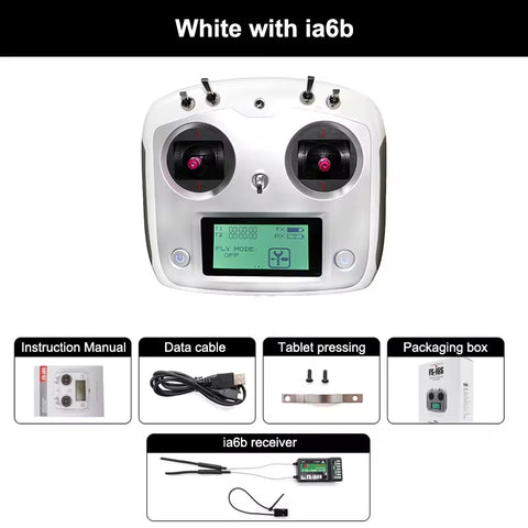 FlySky FS-i6s 2.4GHz RC Remote Control Transmitter (FS-IA6B Receiver Included)
