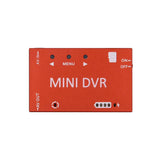 FPV Mini DVR Video Audio Recorder FPV Recorder MicroSD DVR (Orange Case)