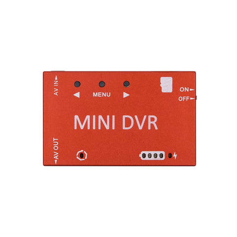 FPV Mini DVR Video Audio Recorder FPV Recorder MicroSD DVR (Orange Case)