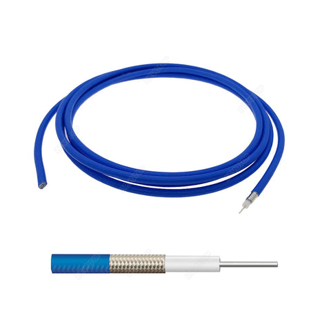 RG402 Coaxial Cable Connector 0.141 Inch Semi-Rigid Flexible Insulated (Blue)
