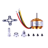 4pcs A2208 2208 Brushless Motors 2-3S Outrunner Motors 1100KV 1400KV 1800KV 2600KV