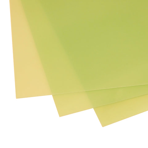 335x300x0.5mm Yellow G10 Epoxy Fiberglass Composite Sheet Panel 11.8"x13"