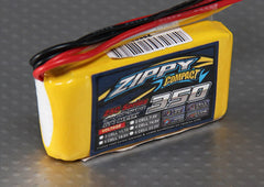 Zippy Compact 350mAh 3S 11.1V 25C 35C LiPo Battery (JST Connector)