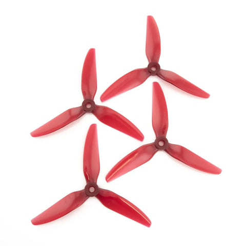 HQProp 5X4.5X3 V1S 5045 5 Inch 3-Blade Propellers Set (2x CW / 2x CCW) Poly Carbonate Color Options