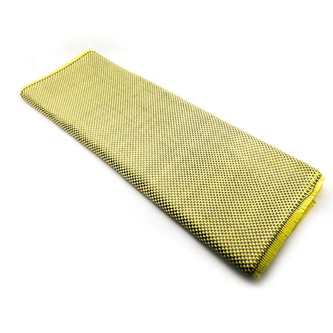 3K Carbon Fiber Aramid Fabric Cloth Sheet Woven 180g/m2 1000x350mm