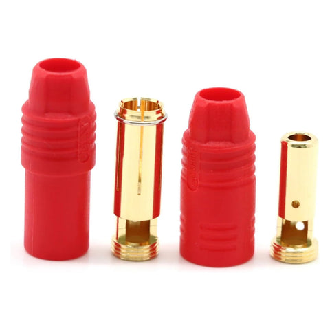 4pcs AS150 AX150 Anti-Spark Banana Bullet Connector (2x Male / 2x Female)