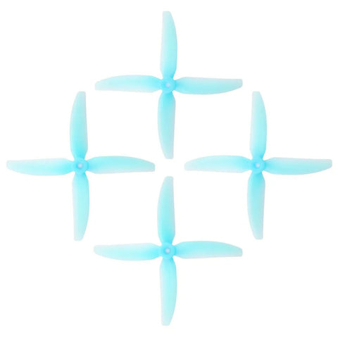 HQProp 5X4X4 V1S 5040 5 Inch 4-Blade Propellers Set (2x CW / 2x CCW) Poly Carbonate Color Options