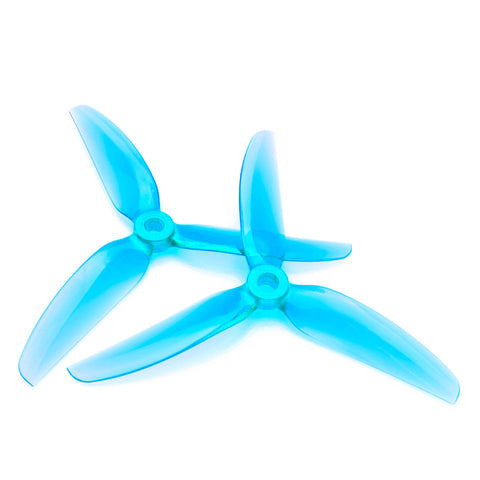 HQProp 5X4.3X3 V2S 5043 5 Inch 3-Blade Propellers Set (2x CW / 2x CCW) Poly Carbonate Color Options