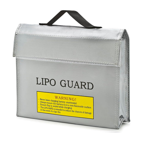 Portable Lipo Battery Safety Bag Guard Fireproof Fiberglass 65x180x240mm