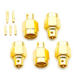 5pcs RG402 Connector Gold-Plated Brass Solder-Type SMA Male