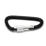 10pcs Aluminum Anodized D-Ring Large Locking Carabiners- Lightweight & Durable for Camping, Keychains, Dog Leashes & More