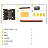 JHEMCU Ruibet 110A 4-in-1  High Current ESC 3–8S 30.5x30.5mm Mounting