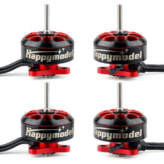4pcs Happymodel EX0802 1S 0802 1.0mm Shaft Brushless Motor Set 19000KV