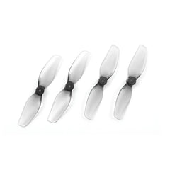HQProp 1.6X1 40mm propeller set in grey for 1mm shafts, includes 2 CW and 2 CCW props. Lightweight polycarbonate design.
