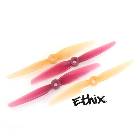 HQPropp 5.1x3 5.1 Inch Ethix P3B Propeller Set (2x CW / 2x CCW) Peanut Butter Jelly Colors
