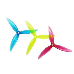 HQProp 5.1x2.95x3 FlowerPig R29.5 Propeller Set (2CW/2CCW) - 3-blade polycarbonate for drones and RC vehicles.