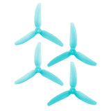 HQProp 5X4.3X3 V1S 5043 5 Inch 3-Blade Propellers Set (2x CW / 2x CCW) Poly Carbonate Color Options