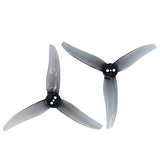 Gemfan 3.5x2.5x3 Hurricane 3525 3.5 Inch 3-Blade 1.5mm Shaft T-Mount Propeller Set (2x CW / 2x CCW)