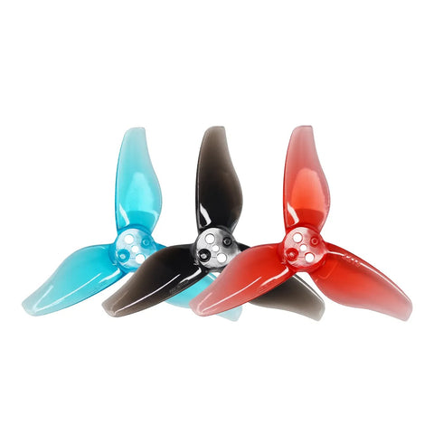 Gemfan 2.2x1.5x3 2215 2.2 Inch 3-Blade T-Mount Propeller Set (4x CW / 4x CCW)