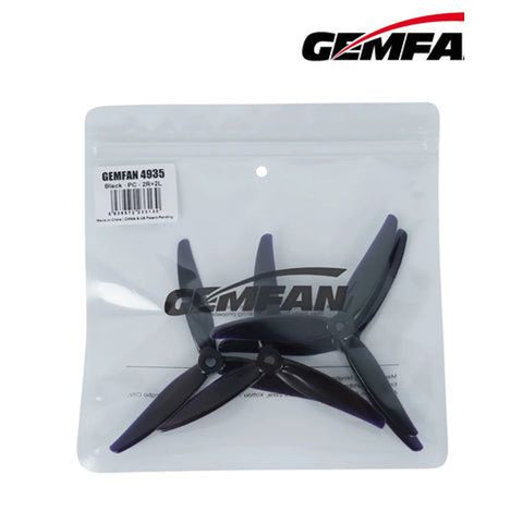 Gemfan 4.9x3.5x3 Sbang 4935 4.9 Inch 3-Blade Propeller Set (2x CW / 2x CCW)