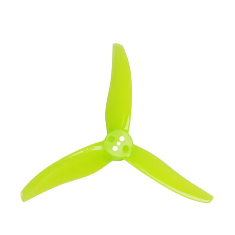 Gemfan 3.5x2.5x3 Hurricane 3525 3.5 Inch 3-Blade 1.5mm Shaft T-Mount Propeller Set (2x CW / 2x CCW)